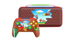 Rematch™ Wireless Controller + PlayTrek™ Travel Case for Nintendo Switch 2™ - Mario Bricks Bundle